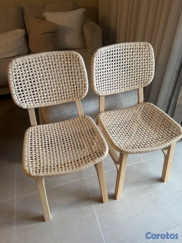 muebles y colchones - SILLA, BAMBOO CLARO 2