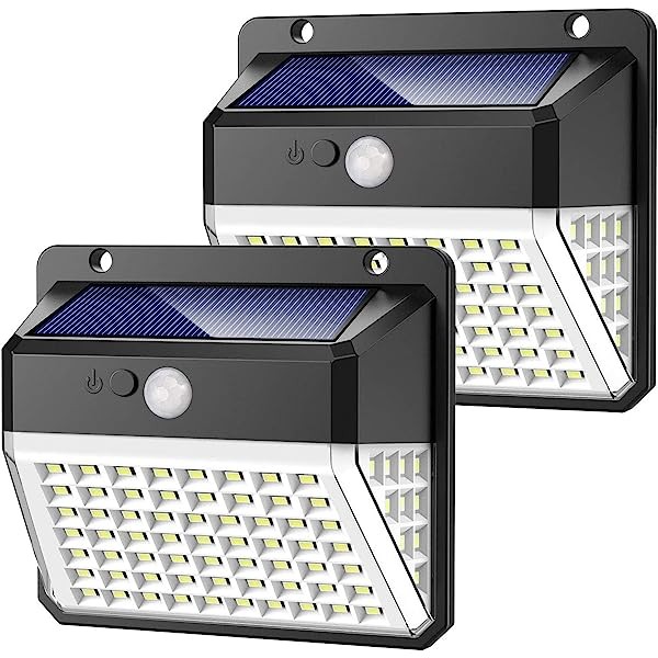 otros electronicos - Luces solares al aire libre, 82 luces de seguridad LED actualizadas, 3 modos de 