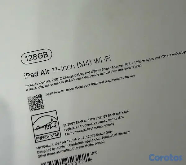 celulares y tabletas - IPAD AIR M4 11" 128GB WIFI SELLADAS 2