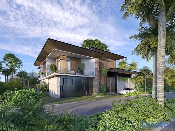 casas vacacionales y villas - Vendo Villa en Residencias del Parque 23 Cap. cana 4