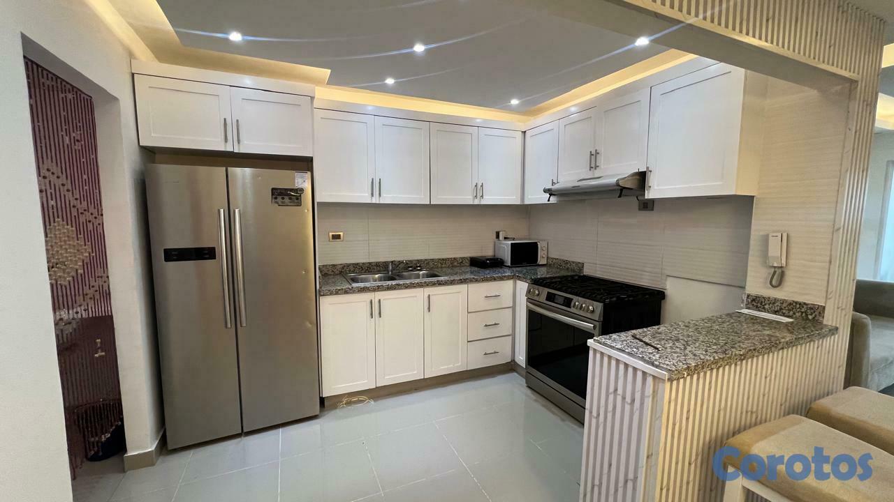 apartamentos - Apto 2do piso en venta, totalmente amueblado en Residencial ADONAY XXXIV 5