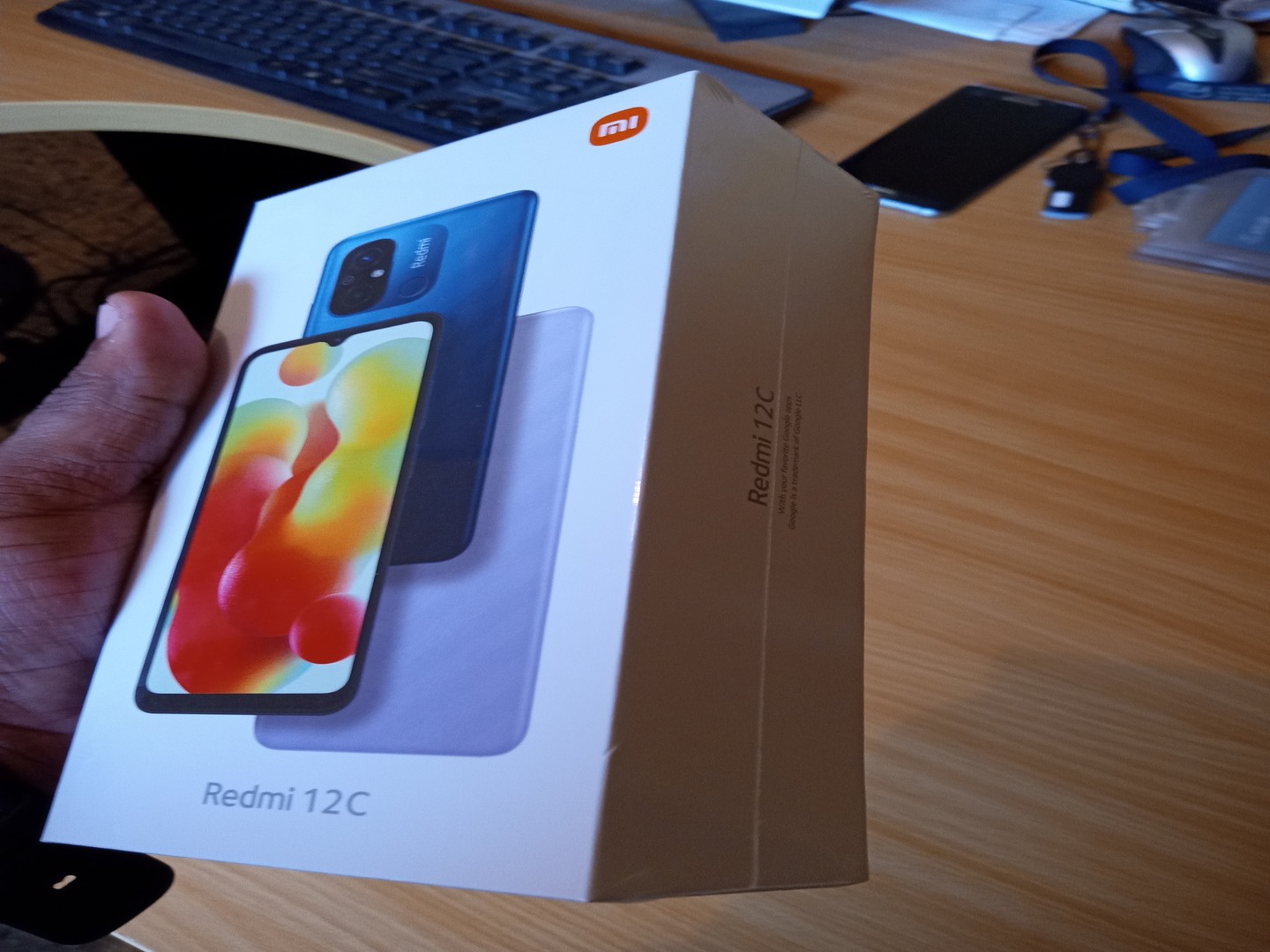 celulares y tabletas - Xioami redmi 12c 128gb , 4gb de Ram azul nuevo con su caja y sus accesorios.  4