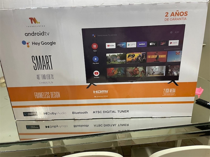 tv - Oferta de TV NUEVO Tecnomaster 40” smart tv - android tv - google tv. Con caja y 1
