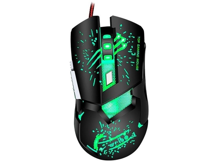 accesorios para electronica - Mouse Gamer Gaming USB Luz RGB 5