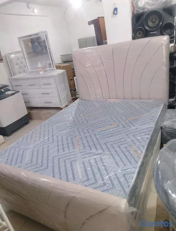 muebles y colchones - Cama Completa tamaño 60 pulgadas  2