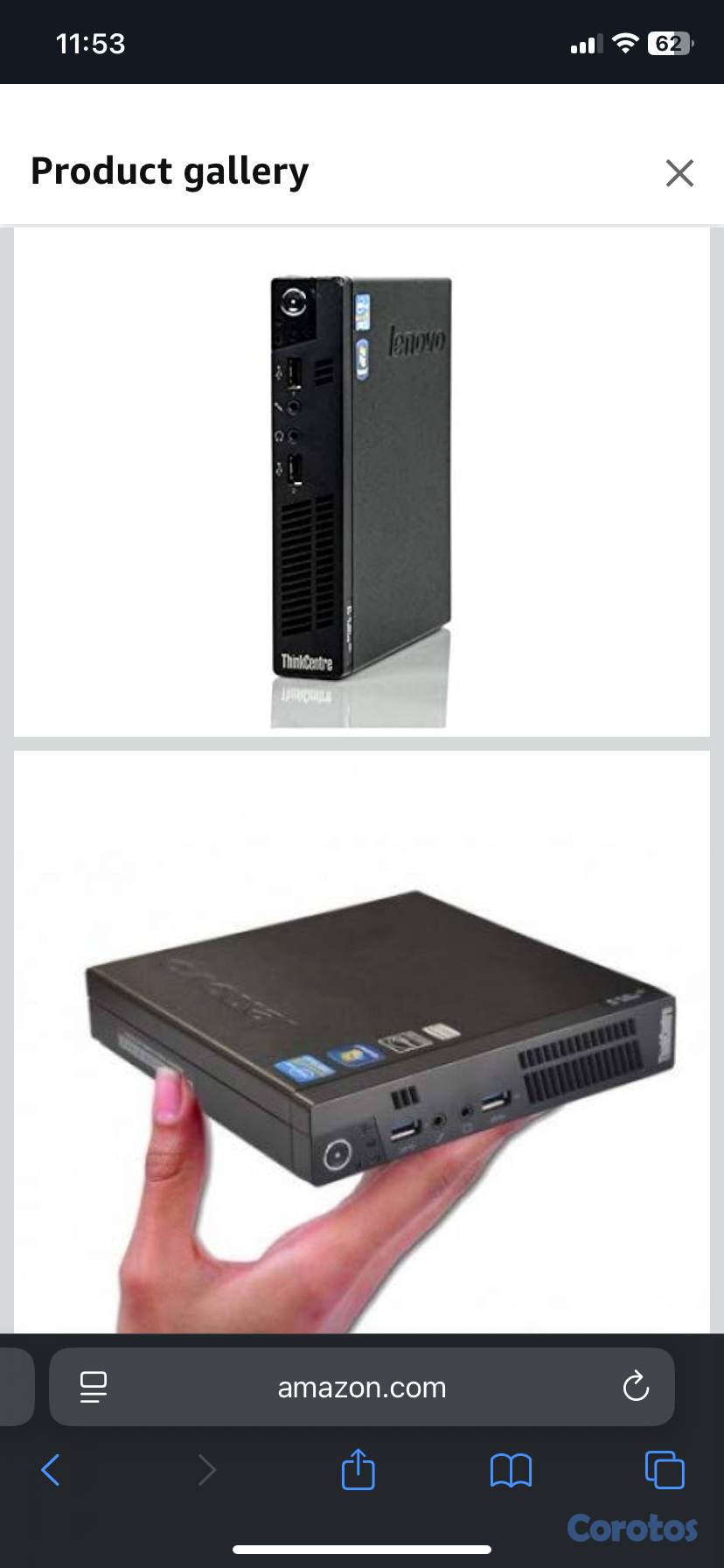 computadoras y laptops - Mini cpu nueva de lenovo  2