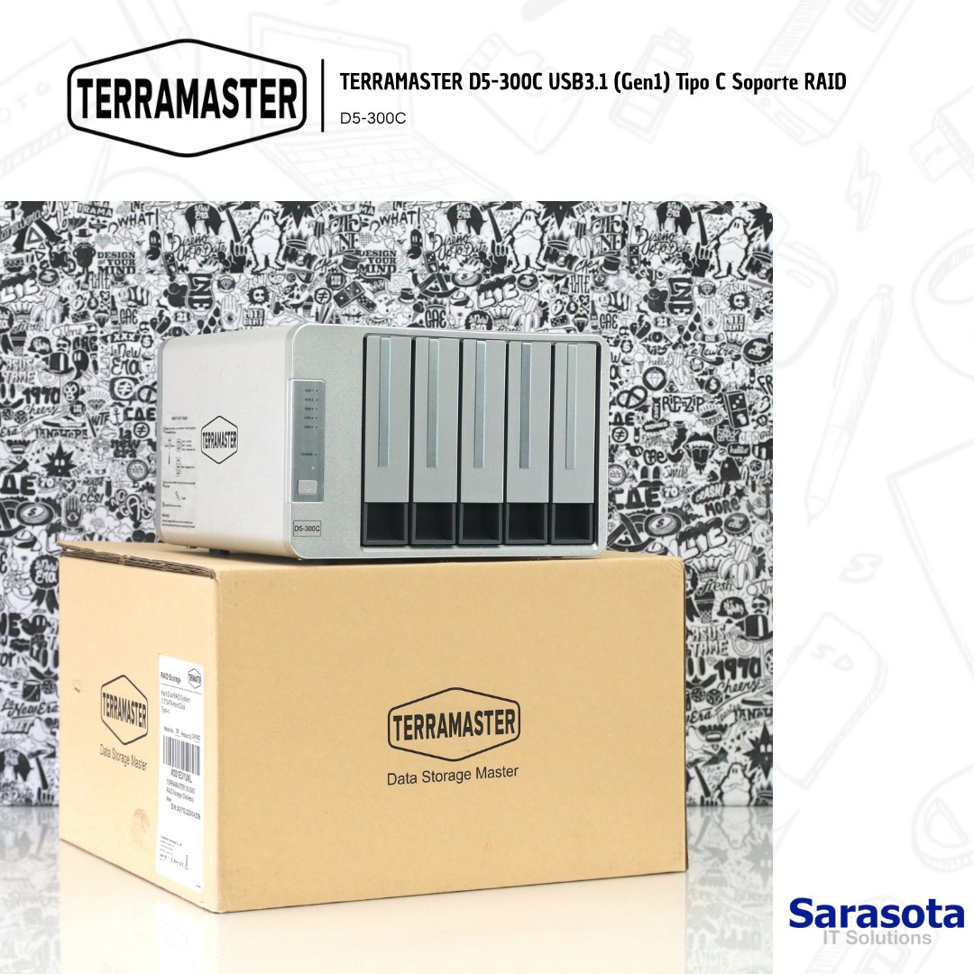 accesorios para electronica - Terramaster Raid Store D5-300C  1