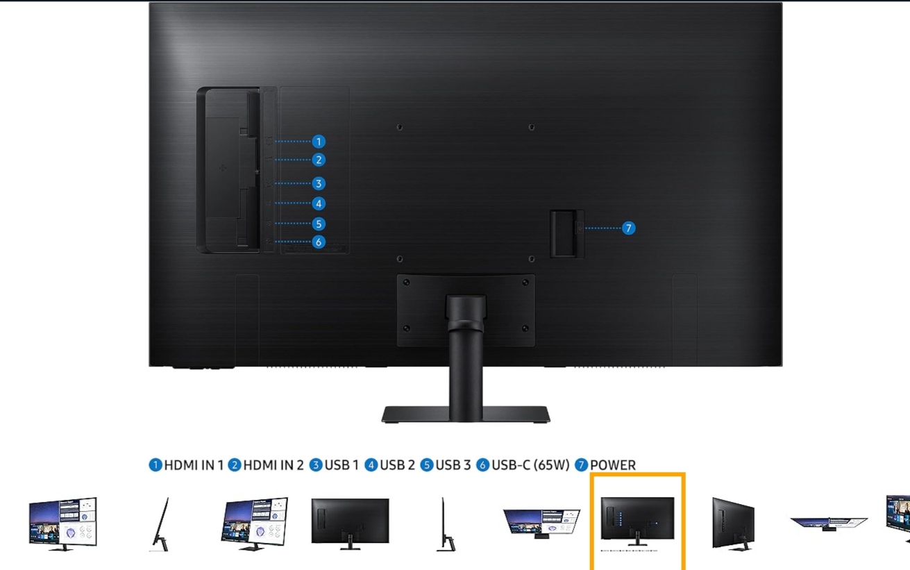 computadoras y laptops - Smart Monitor Samsung M7 1