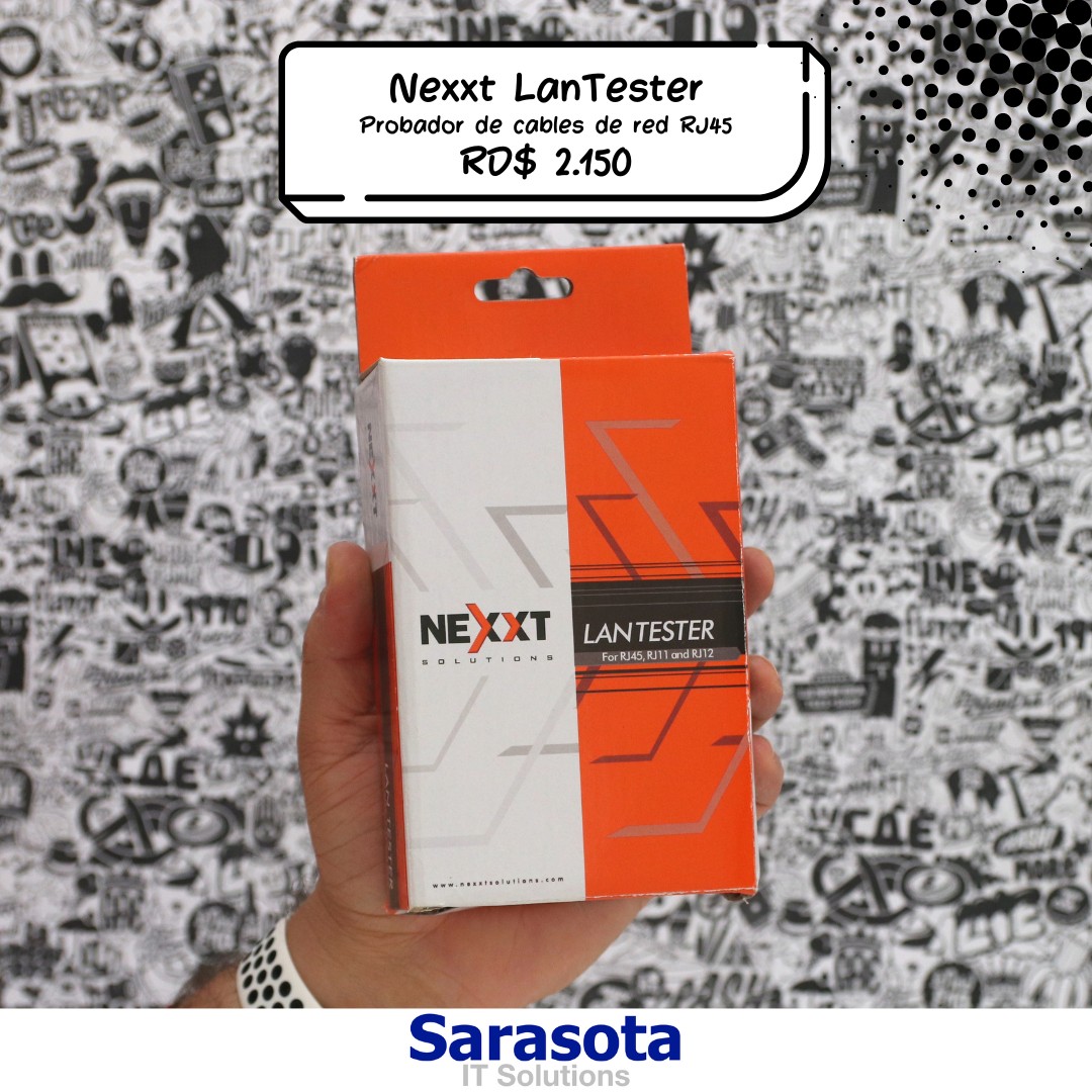 computadoras y laptops - Nexxt Lan Tester RJ45 (Somos Sarasota)