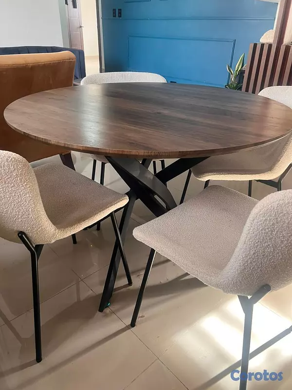 muebles y colchones - Venta de comedor 4 sillas Ilumel  1