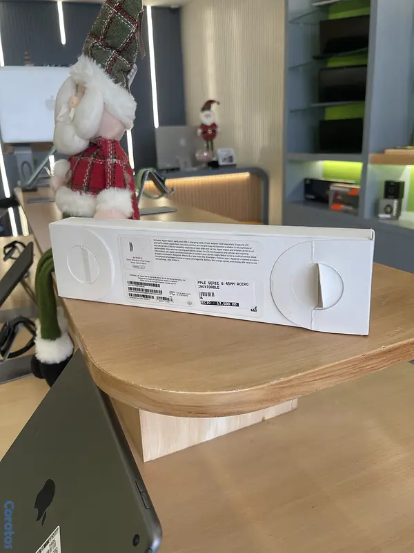 otros electronicos - Apple Watch serie 8 45MM Acero Inoxidable  2