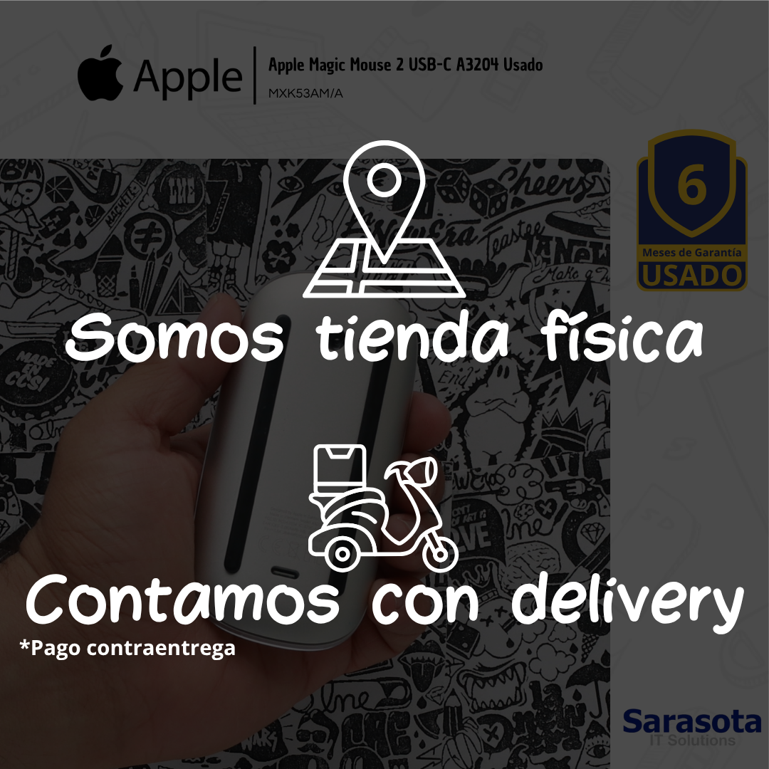 accesorios para electronica - Apple Magic Mouse 2 USB-C A3204 Usado 2