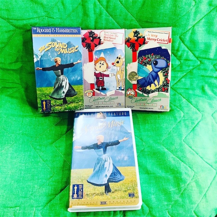 dvds, bluerays y peliculas - 5 Cintas de VHS nuevas y usadas por solo RD$600.00