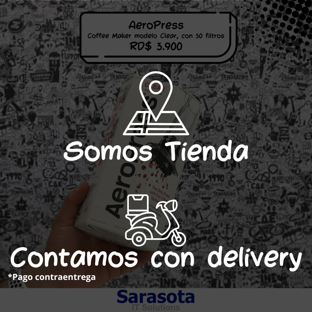 cocina - AeroPress coffee maker clear con 30 filtros 1