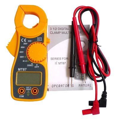 accesorios para electronica - Multímetro Digital Medidor Voltimetro Voltaje Tester Probador de Corriente 3
