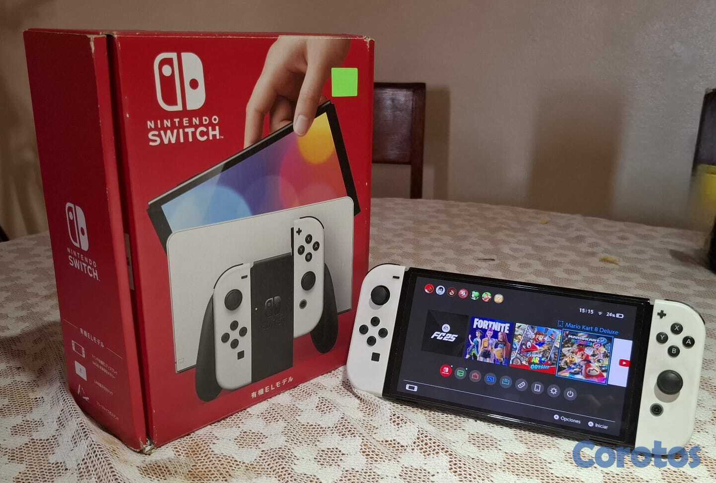consolas y videojuegos - Nintendo Switch Oled  blanco 5