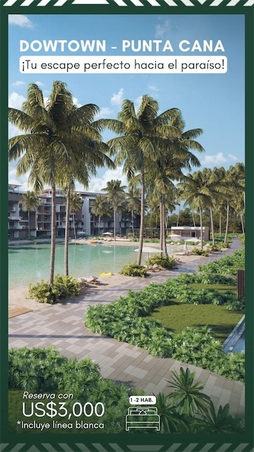 apartamentos - Venta de apartamentos en punta cana con piscina y cerca de la playa 
