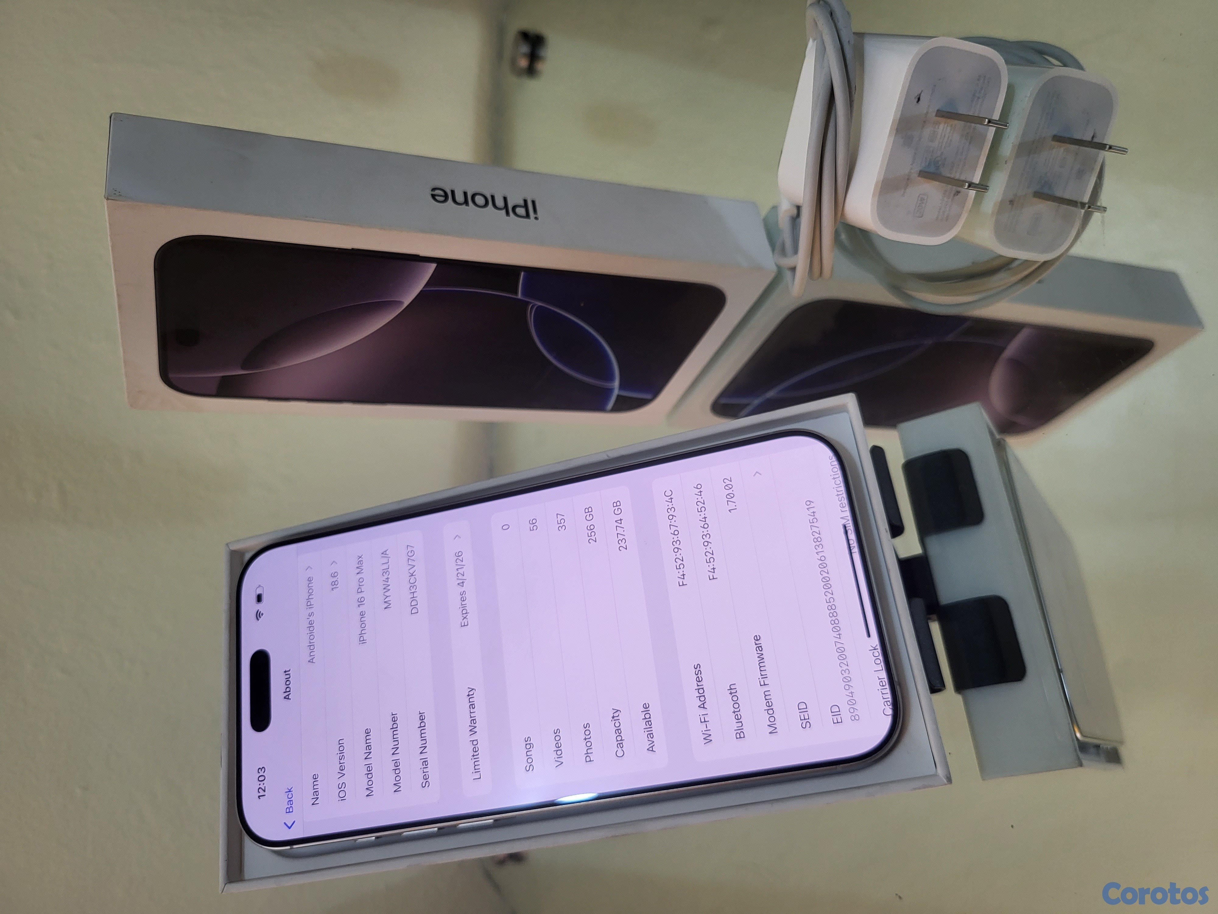 celulares y tabletas - Iphone 16 Pro Max Factory Unlock  3