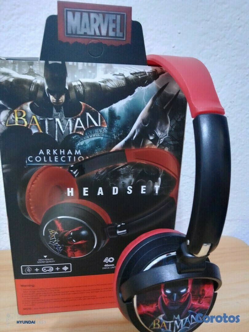 accesorios para electronica - AUDIFONO INALÁMBRICO PARA NIÑO  BATMAN AH-801B 5