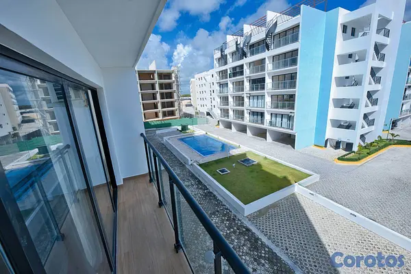 apartamentos - Centro de Bávaro en los Corales. Av. Alemania cerc 5