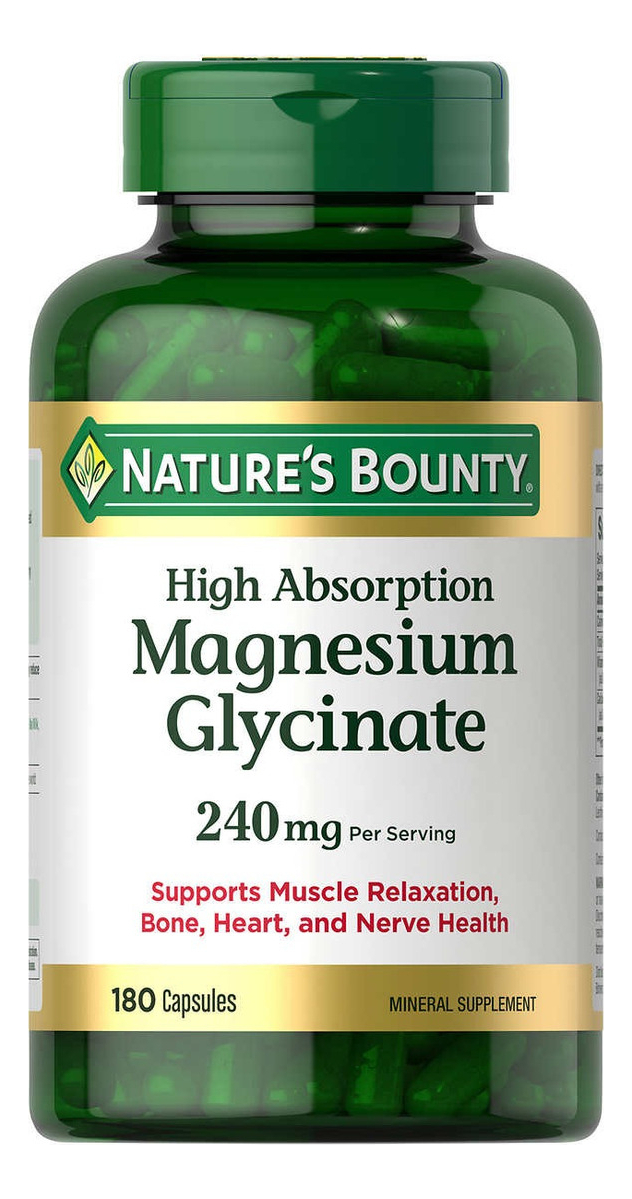 Salud y Equipamiento Médico - Glicinato De Magnesio 240 Mg 1