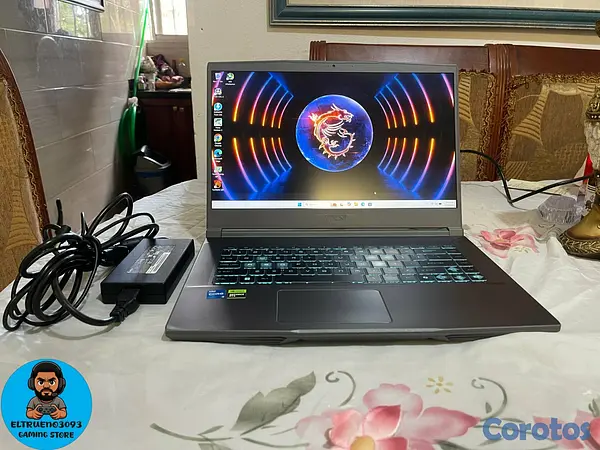 computadoras y laptops - Laptop gaming MSI THIN 15, I5 13TH, RTX 4050, 16GB 5