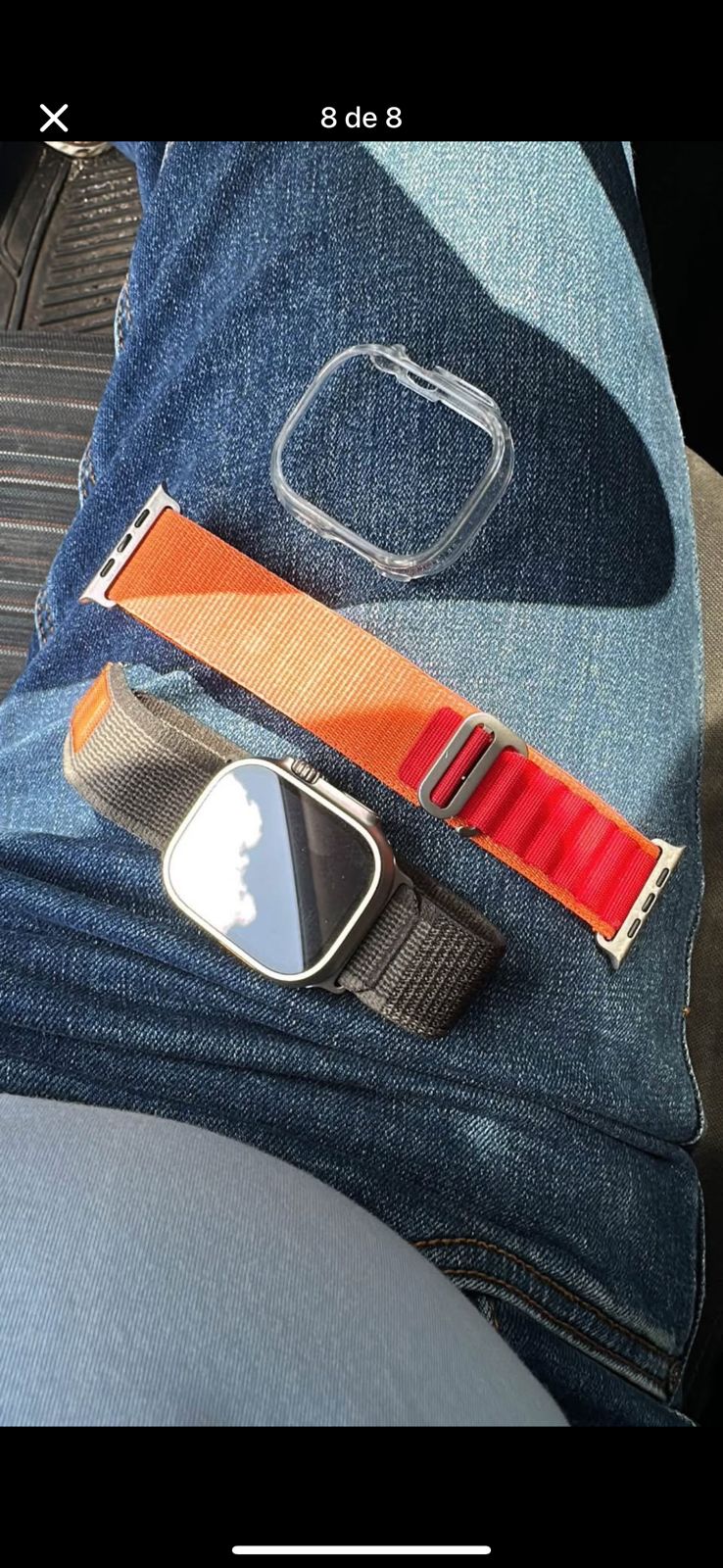 celulares y tabletas - Apple Watch ultra 2 titanium en su caja 30,000 8