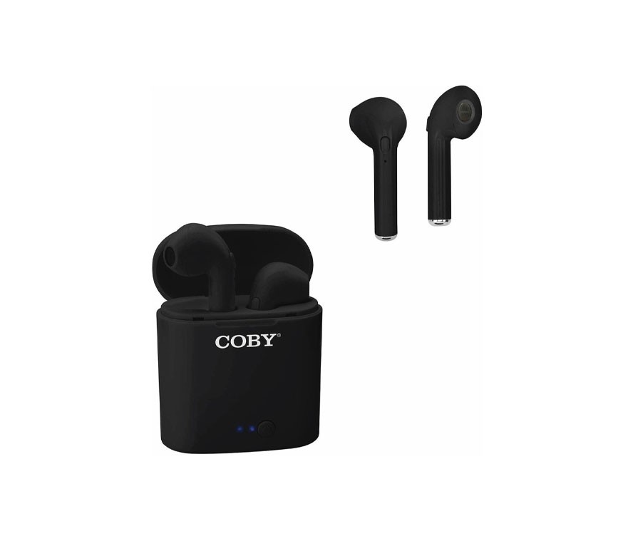 accesorios para electronica - AUDIFONO CON MICROFONO COBY EARPODS BLUETOOTH, NEGRO