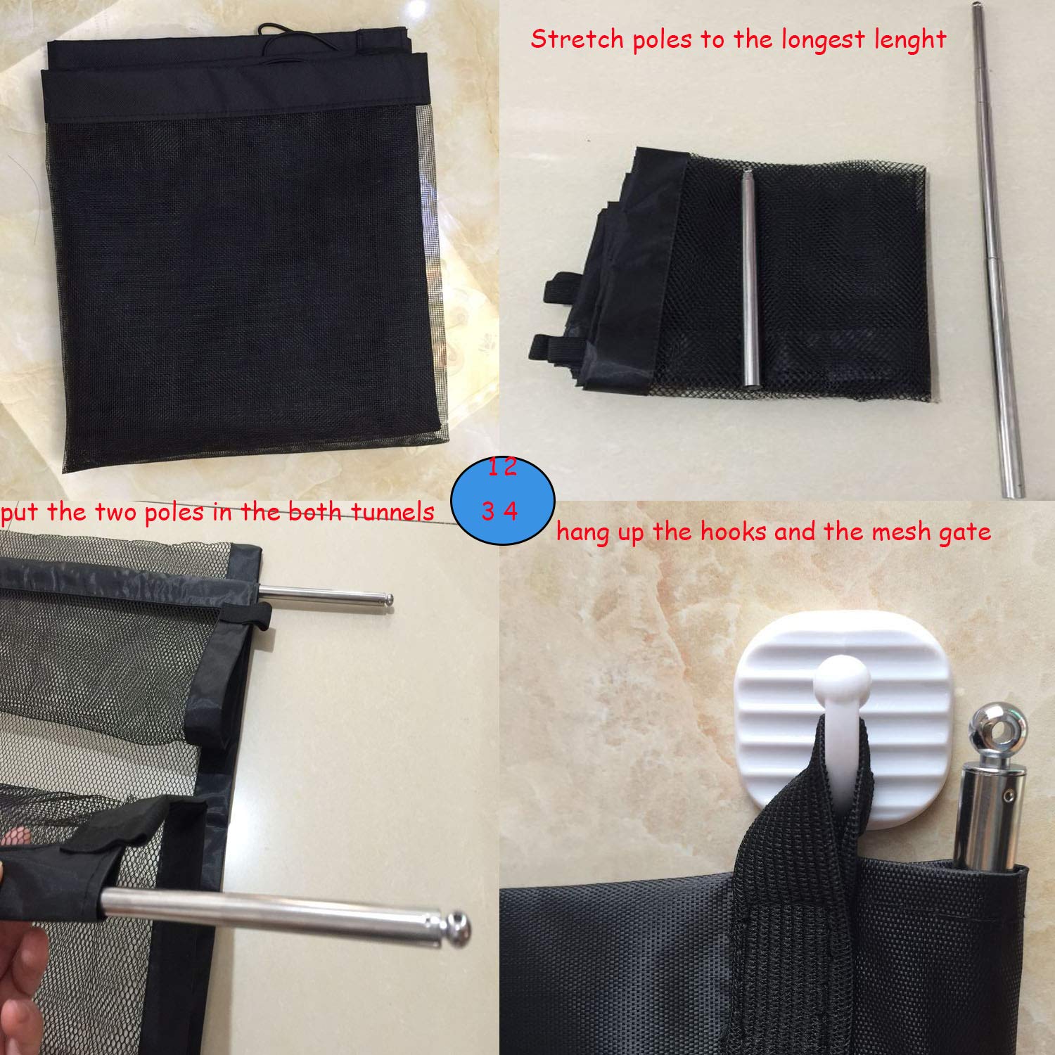 animales y mascotas - Malla de protección de seguridad para mascotas, pu 3