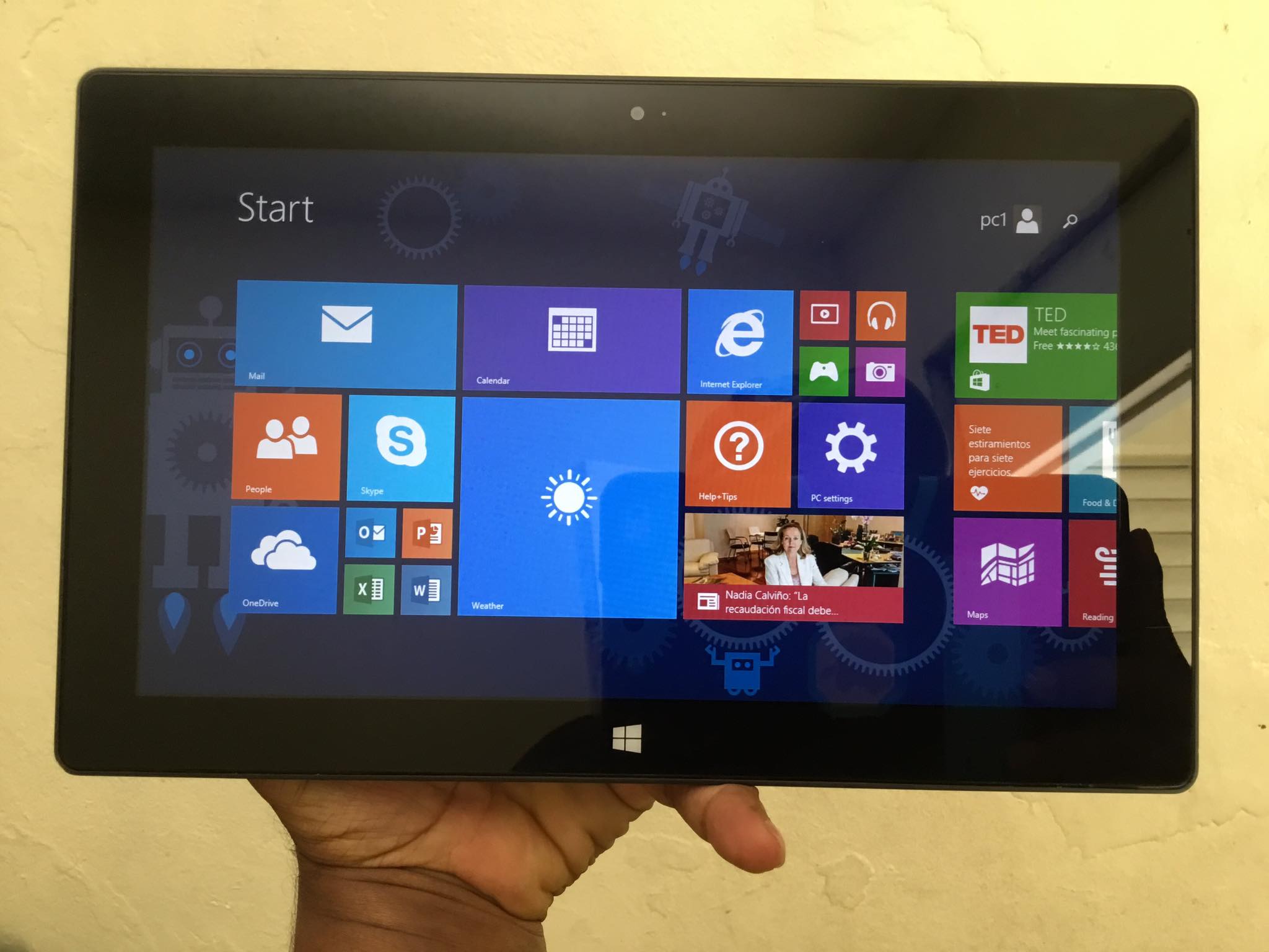 Tablet Microsoft Surfacert 32gb 10.6 pulgadas