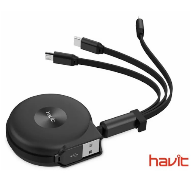 accesorios para electronica - Cable 3 en 1 tipo c y tipo Lightning para iPhone  0