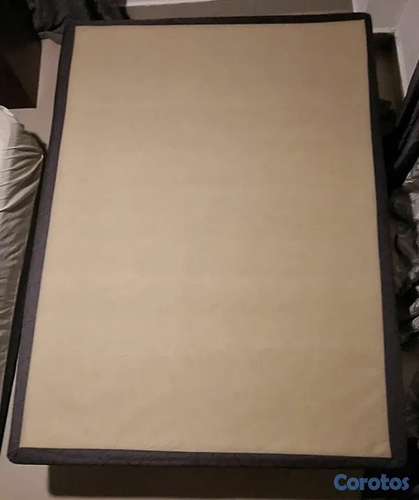muebles y colchones - Base de cama con esprines y patas. 4