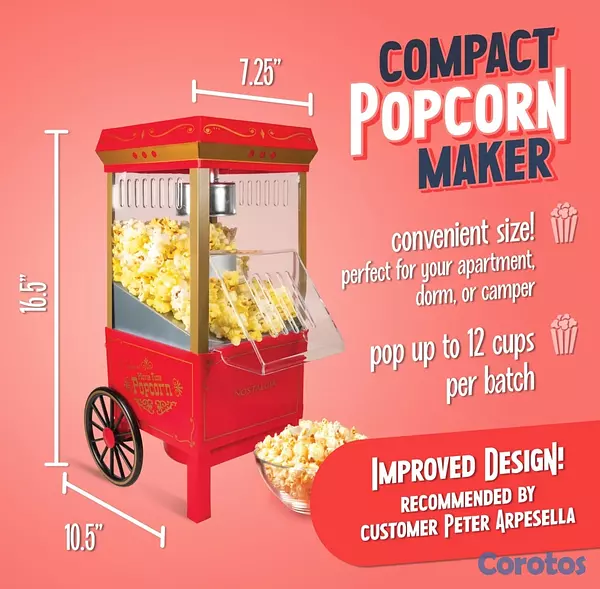 cocina - Nostalgia Máquina vintage para hacer palomitas de  2