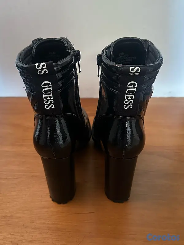 zapatos para mujer - Botas negras Guess de tacón talla 6/2 4