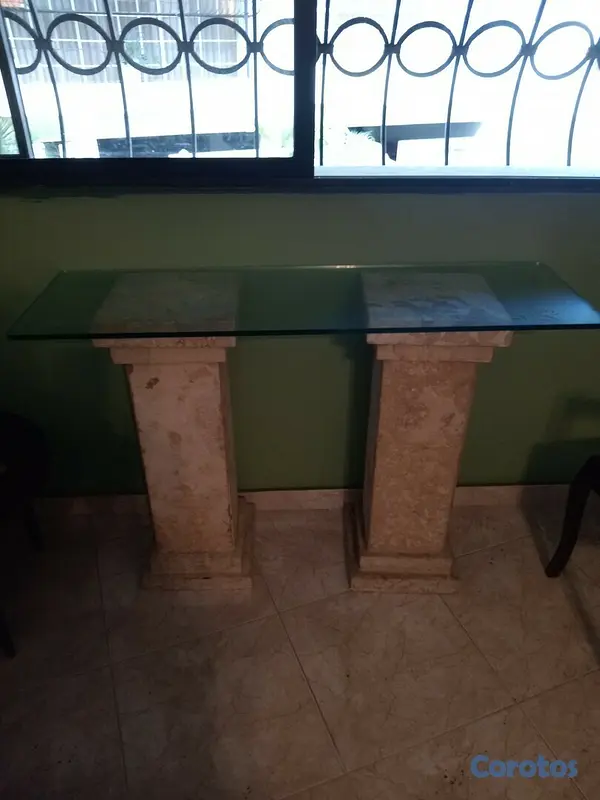 muebles y colchones - Mesa de piedra para entrada 2