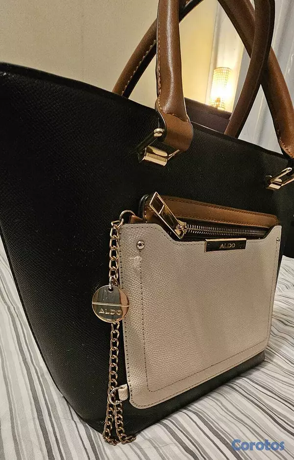 carteras y maletas - BOLSO ALDO COMO NUEVO 2