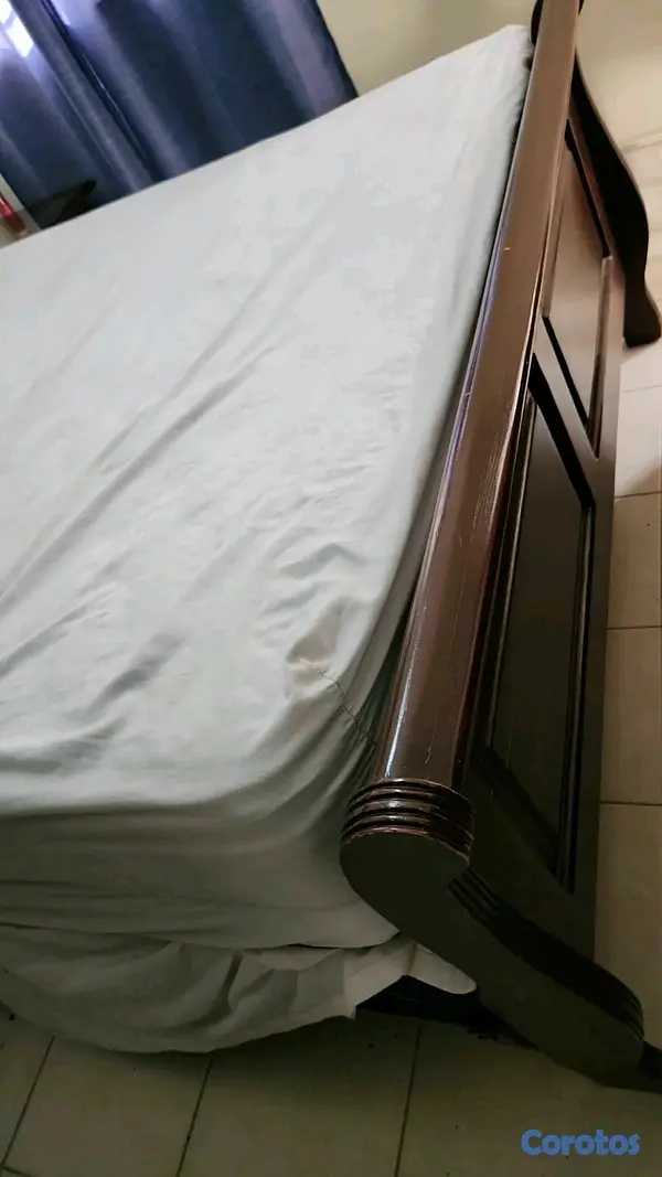muebles y colchones - juego de habitación en pino tratado. 4