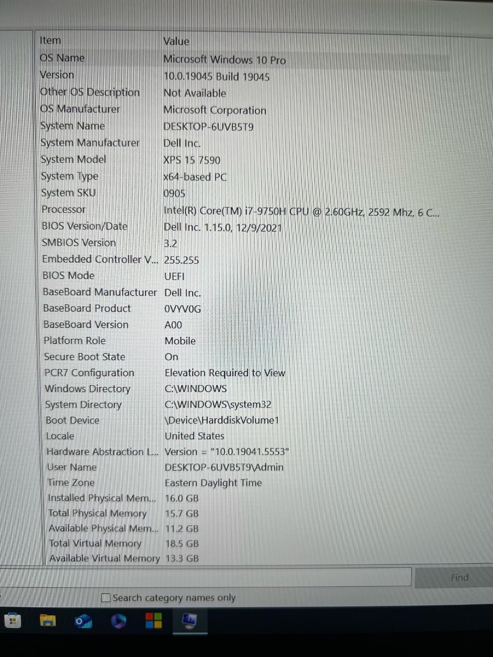 computadoras y laptops - Vendo LapTop Dell XPS i7 Core(R) Intel(TM) Precio Negociable  6