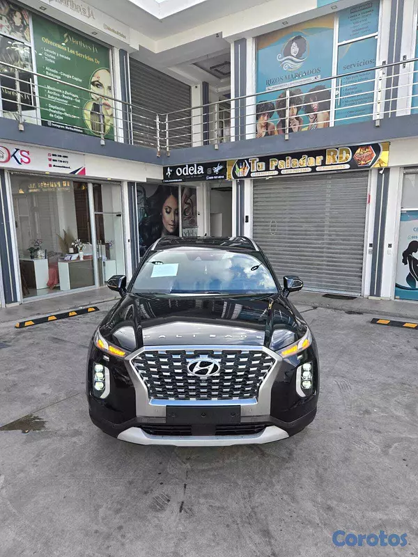 jeepetas y camionetas - HYUNDAI PALISADE 2019 NEGRO GASOLINA 3