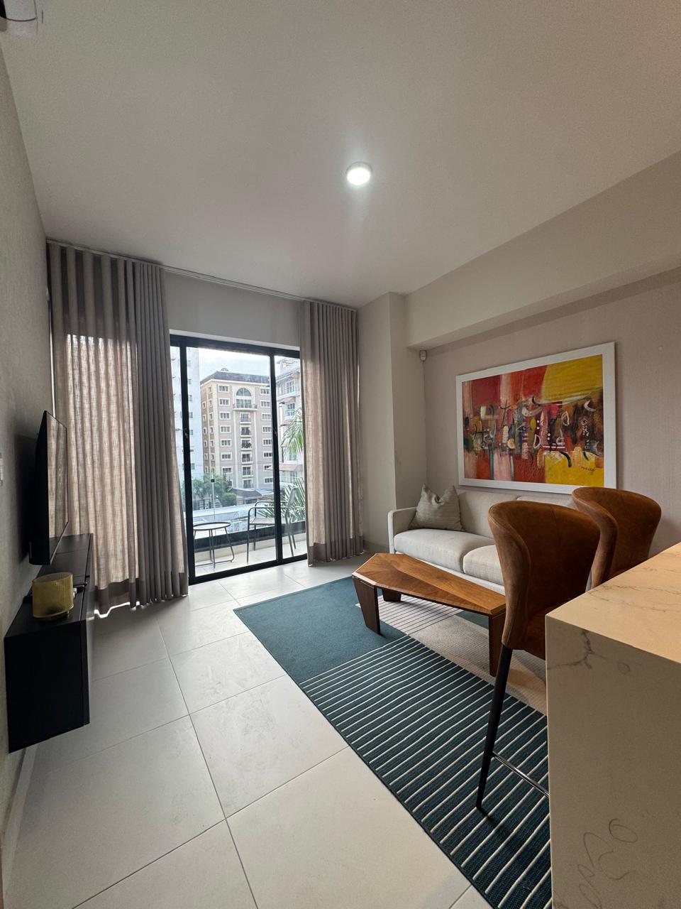 apartamentos - Rento apartamento amueblado moderno en Serralles  8