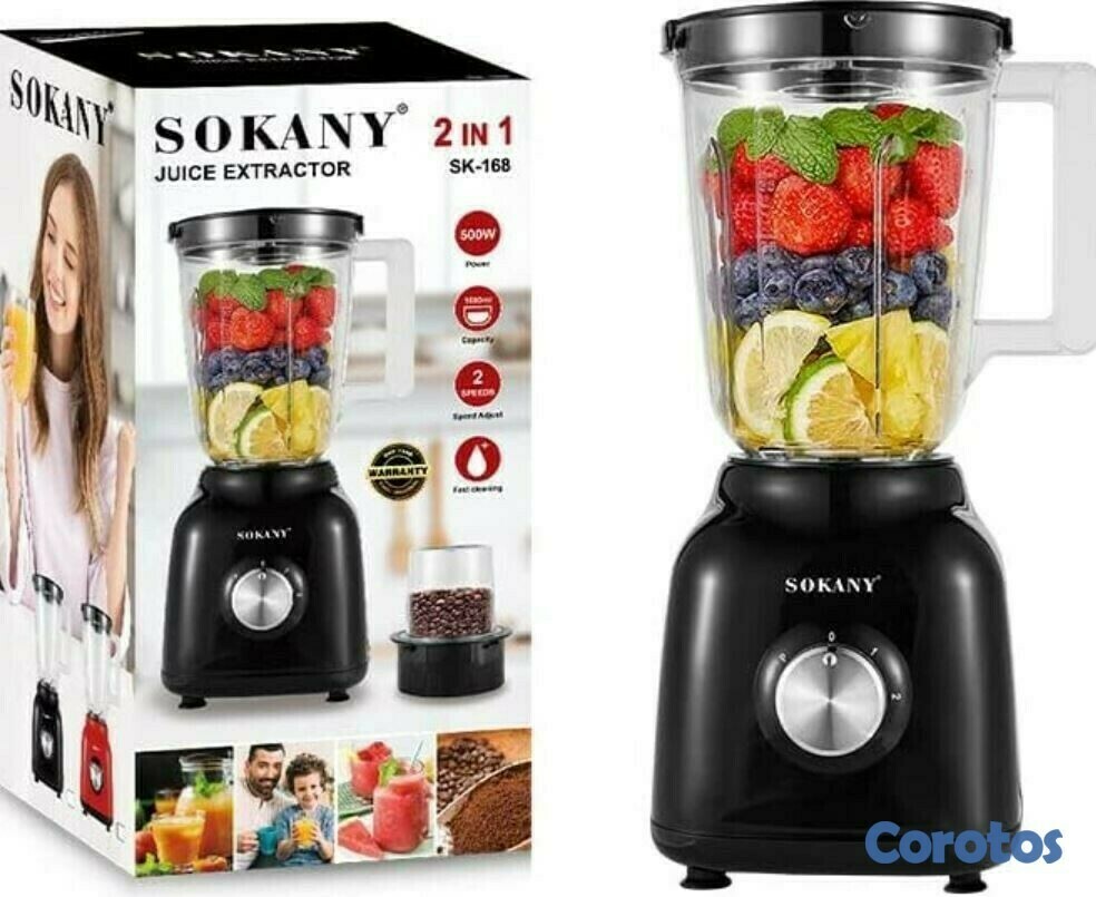 electrodomesticos - Licuadora 2en1 sokany  sk-168 3