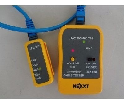 computadoras y laptops - PROBADOR DE CABLES NEXXT PARA REDES P/CONECTORES RJ45, RJ11, Y RJ12 1