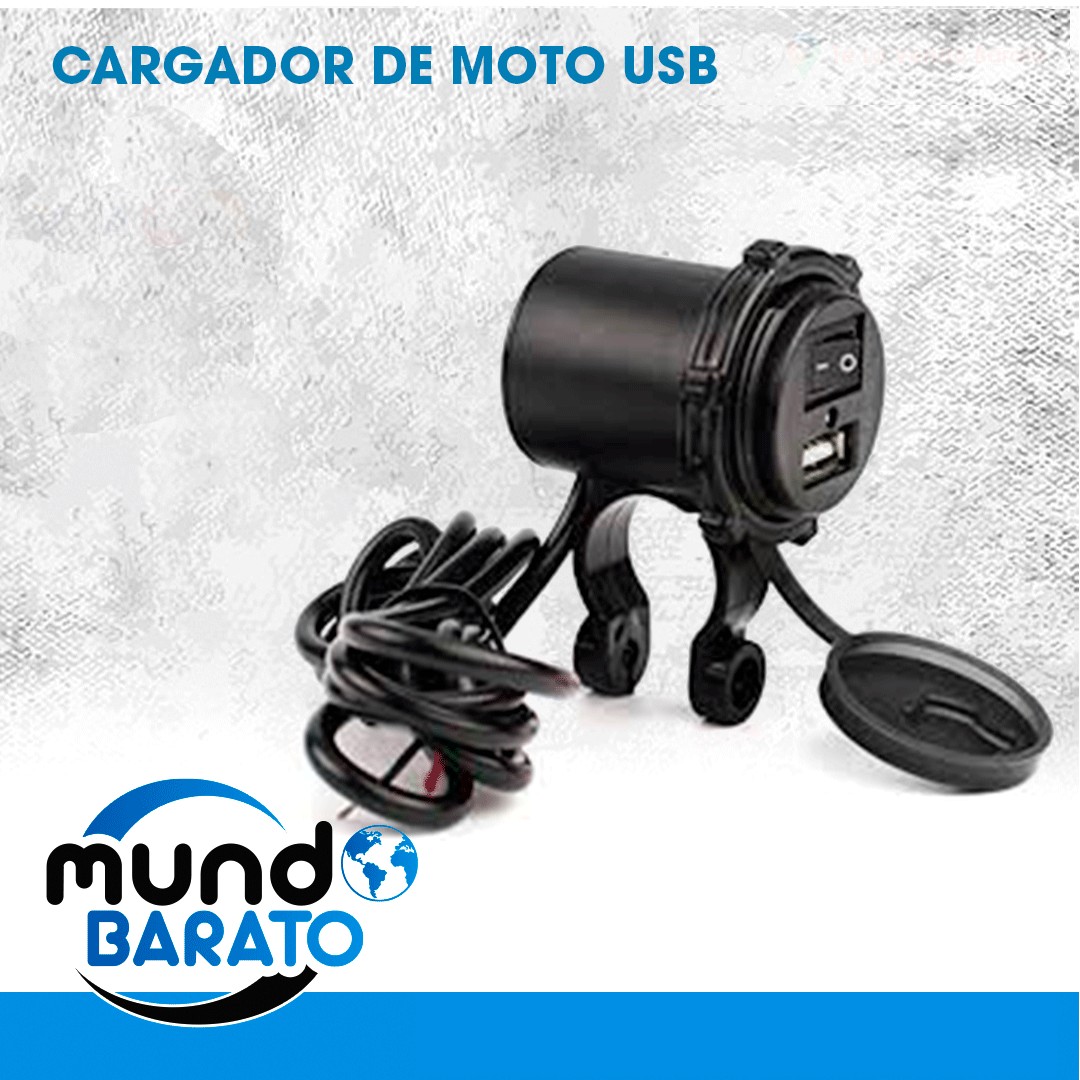 Cargador USB moto Impermeable Universal 0