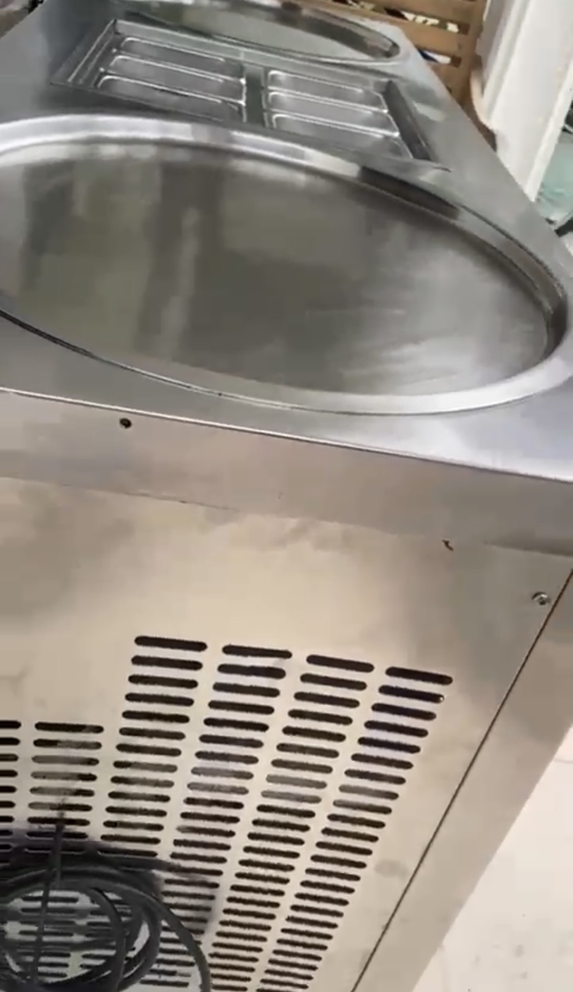 equipos profesionales - ROLLED ICE CREAM, Máquina de helado tailandés 3