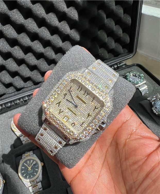 joyas, relojes y accesorios - Cartier Santo de diamante 💎 1