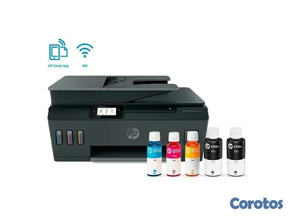 computadoras y laptops - MULTIFUNCIONAL HP,CON BOTELLA DE TINTA DE FABRICA,Wi-Fi  1