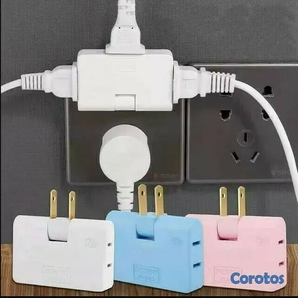 accesorios para electronica - Enchufe flexible giratorio ultra fino de 2500 w 2