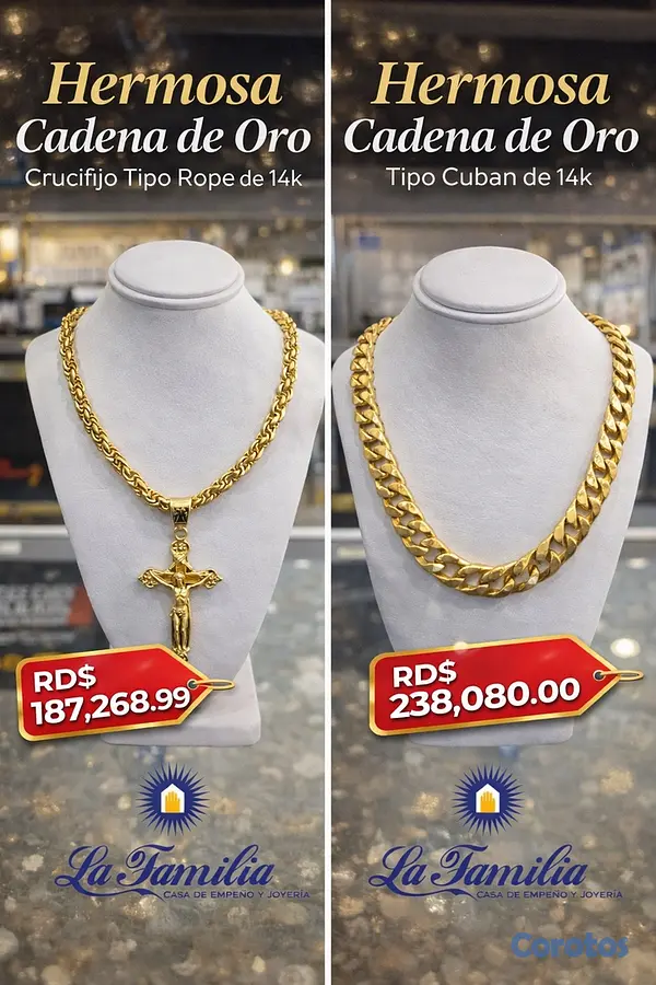 joyas, relojes y accesorios - Cadenas oro 14k 2