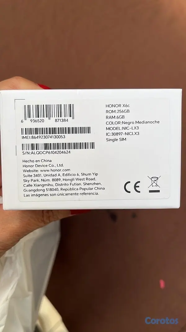 celulares y tabletas - celular Honor X6C 256GB 2