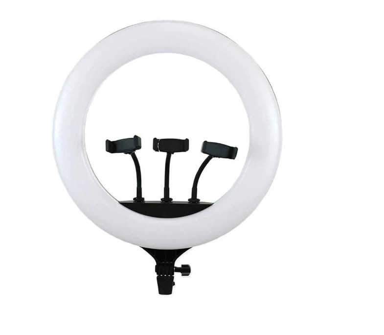 accesorios para electronica - Aro de luz de 18 pulgadas con tripode de 200 cms 1